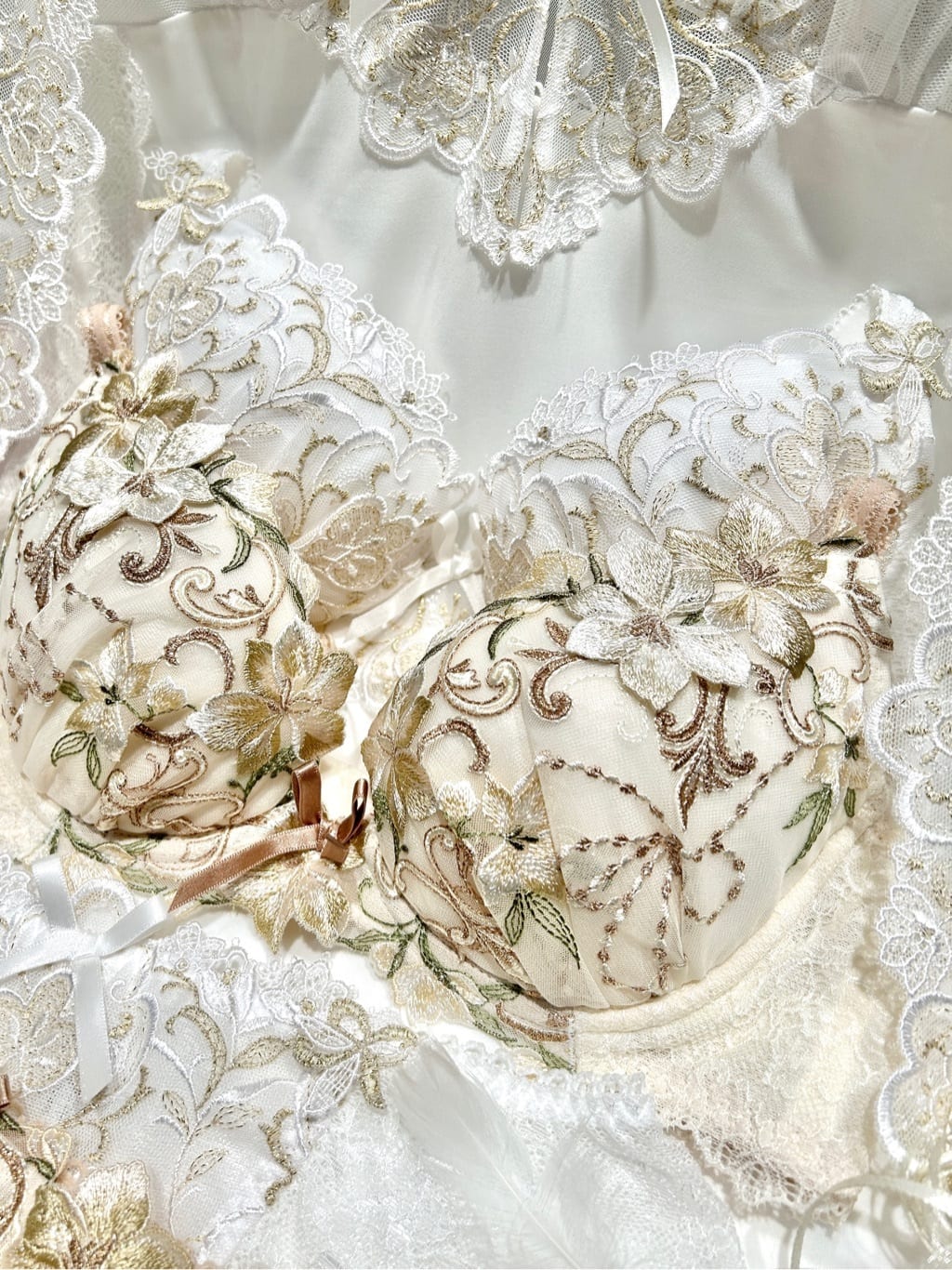 ichiさんの「Risa Magli｜【アリーナ】 ブラジャー （D-F） ＜N Make Type＞」を使ったコーディネート
