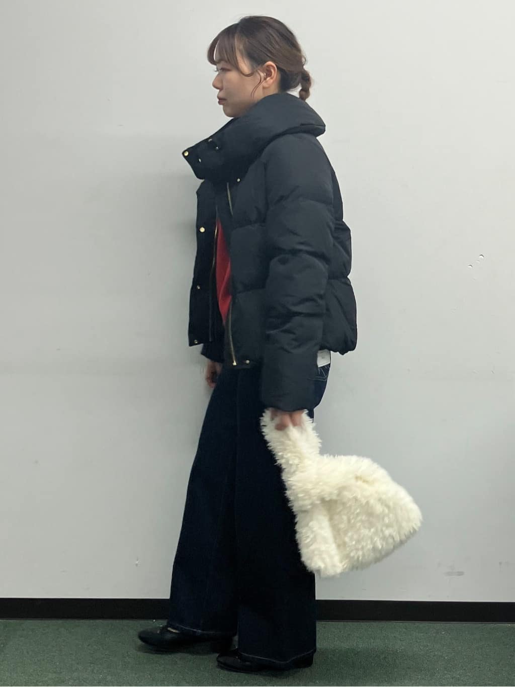 MAYUKIさんの「index｜KAWADAダウンショートコート【撥水／洗濯機OK／静電気防止裏地】《XS～LL》」を使ったコーディネート