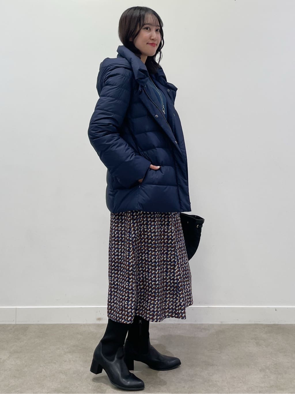 yukariさんの「Reflect｜【選べる8色／スカートにもパンツにも◎】ウール混ボートネックニット」を使ったコーディネート