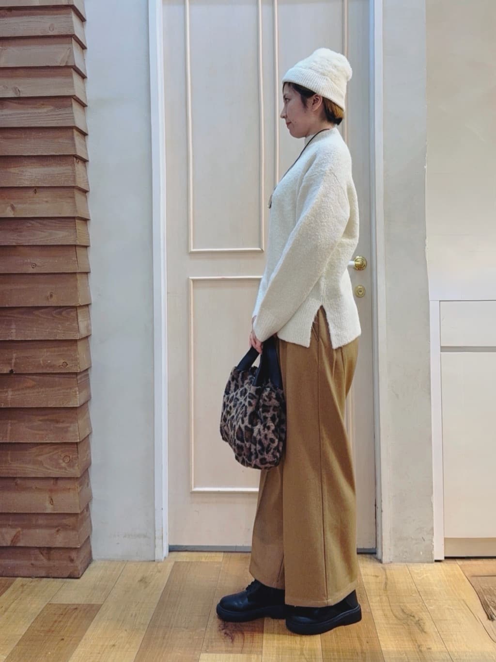 きょんさんの「SHOO･LA･RUE｜ファー2層2WAYトートバッグ」を使ったコーディネート