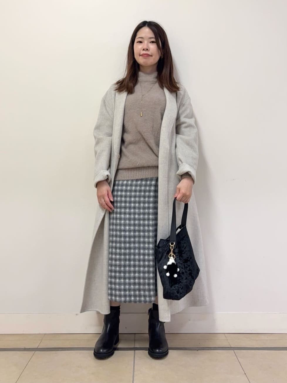 asamiさんの「UNTITLED｜【ロング丈/軽やか】テーラード　リバーコート」を使ったコーディネート