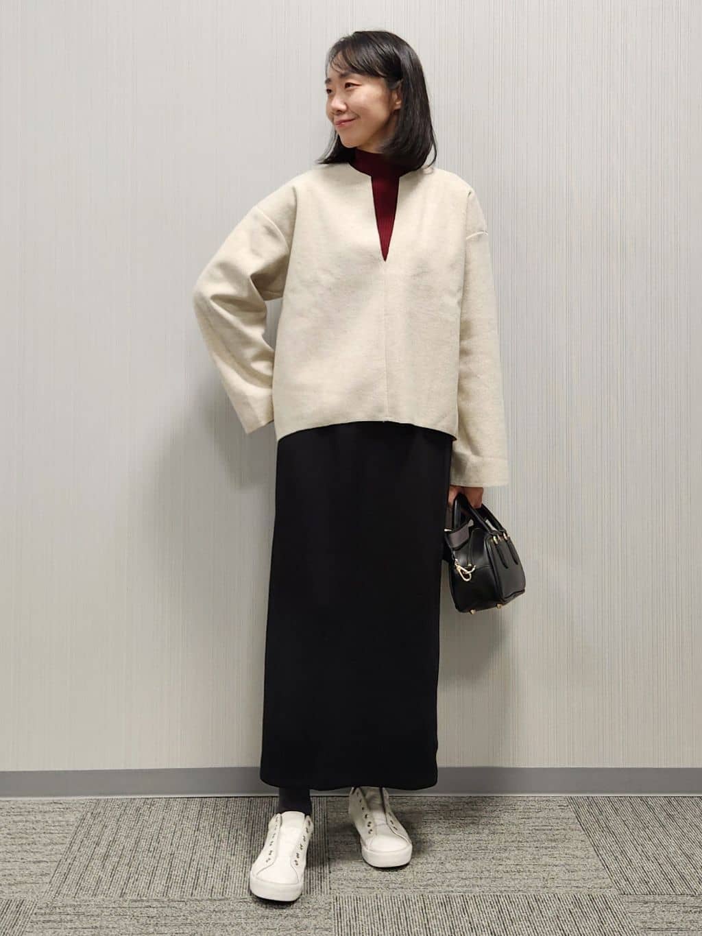 naraさんの「Dessin｜【撥水・2WAY】ミュラーダウンコートロング丈」を使ったコーディネート