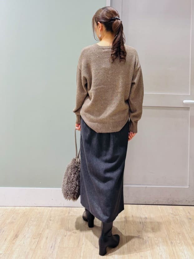 Komi☆さんの「grove｜【名品アウター／800FP・多機能】つつまれダウンショート」を使ったコーディネート