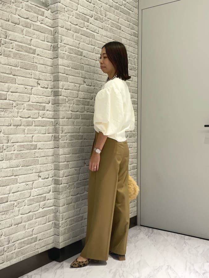 Mikoさんの「INDIVI｜Timeless｜モードスラックス」を使ったコーディネート