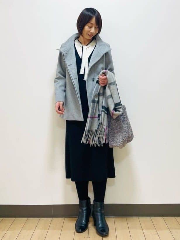 Riiさんの「Reflect｜【寒さ対策／コーディネートのポイントに◎】ウォッシャブルストール」を使ったコーディネート