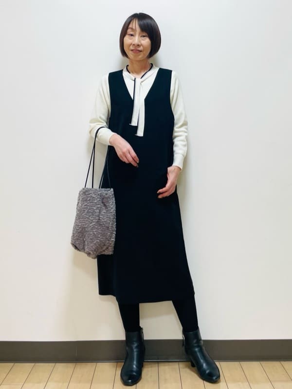 Riiさんの「Reflect｜【寒さ対策／コーディネートのポイントに◎】ウォッシャブルストール」を使ったコーディネート