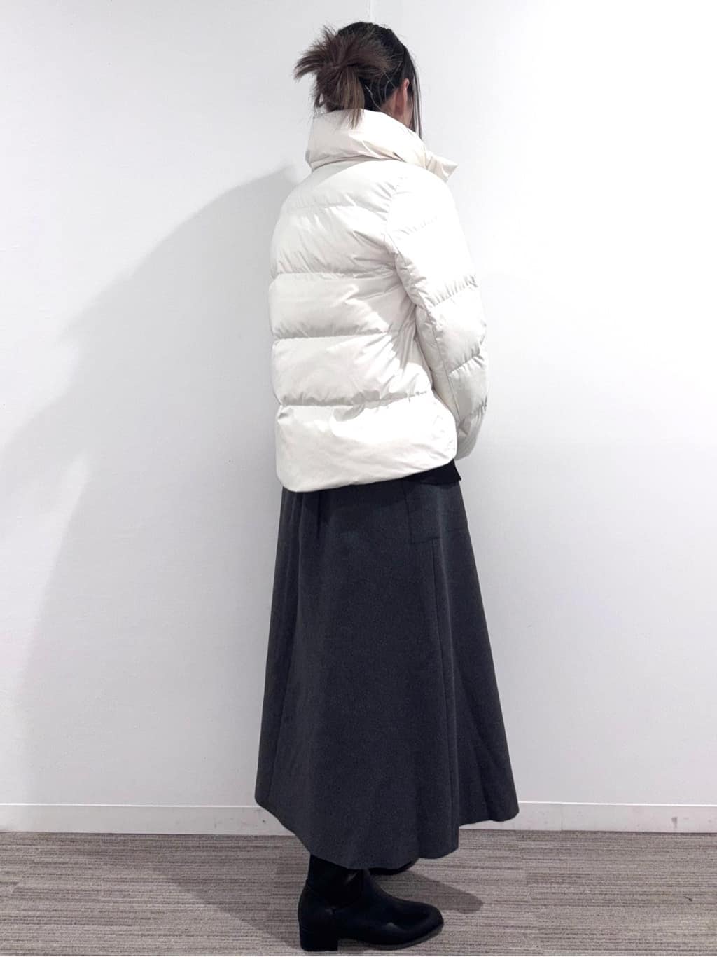 Ricoさんの「OPAQUE.CLIP｜撥水ショートダウン【防風／抗菌防臭／洗濯機洗い可】《SS～LL》」を使ったコーディネート