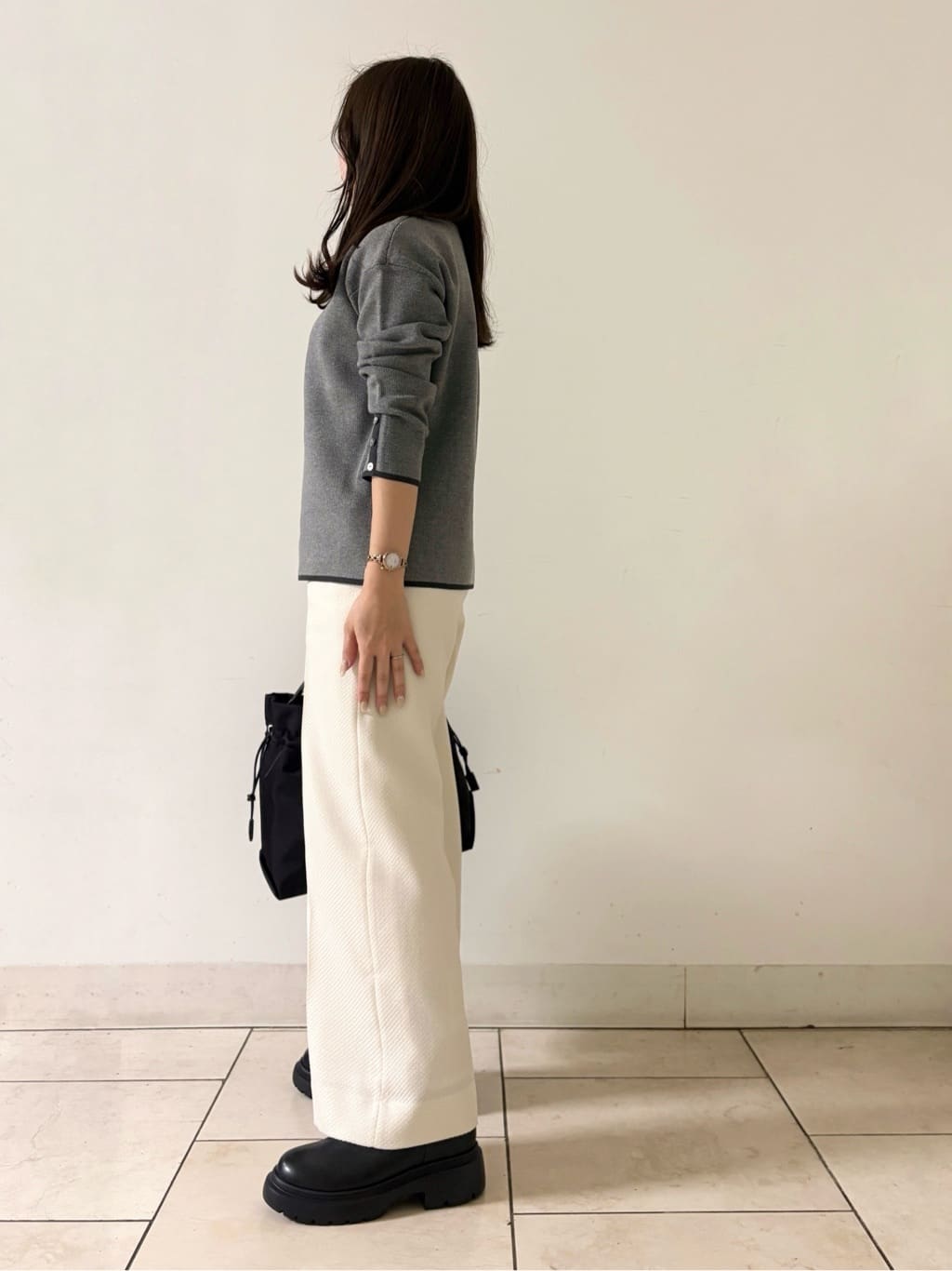 kahoさんの「INDIVI｜レイヤードチェーンネックレス」を使ったコーディネート