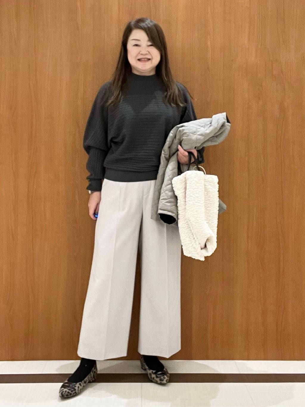 Hiroさんの「Reflect｜【リバーシブルで着られる◎】ダイヤ柄キルトジャケット」を使ったコーディネート
