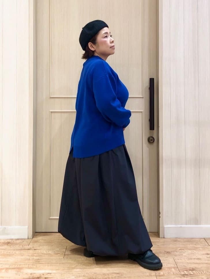 YYYさんの「SHOO･LA･RUE｜ラメ入りバスクベレー」を使ったコーディネート