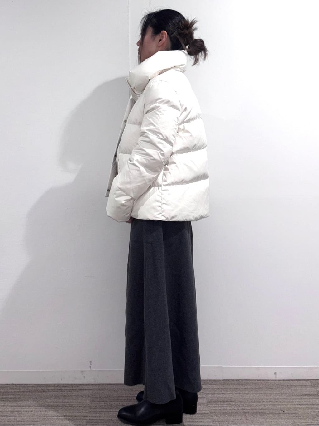 Ricoさんの「OPAQUE.CLIP｜撥水ショートダウン【防風／抗菌防臭／洗濯機洗い可】《SS～LL》」を使ったコーディネート
