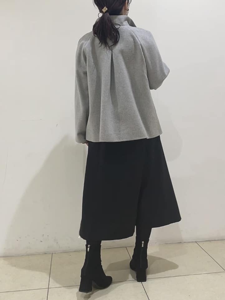 watanabeさんの「UNTITLED｜【着回しが効く／オンオフアウター】ウールショートコート」を使ったコーディネート