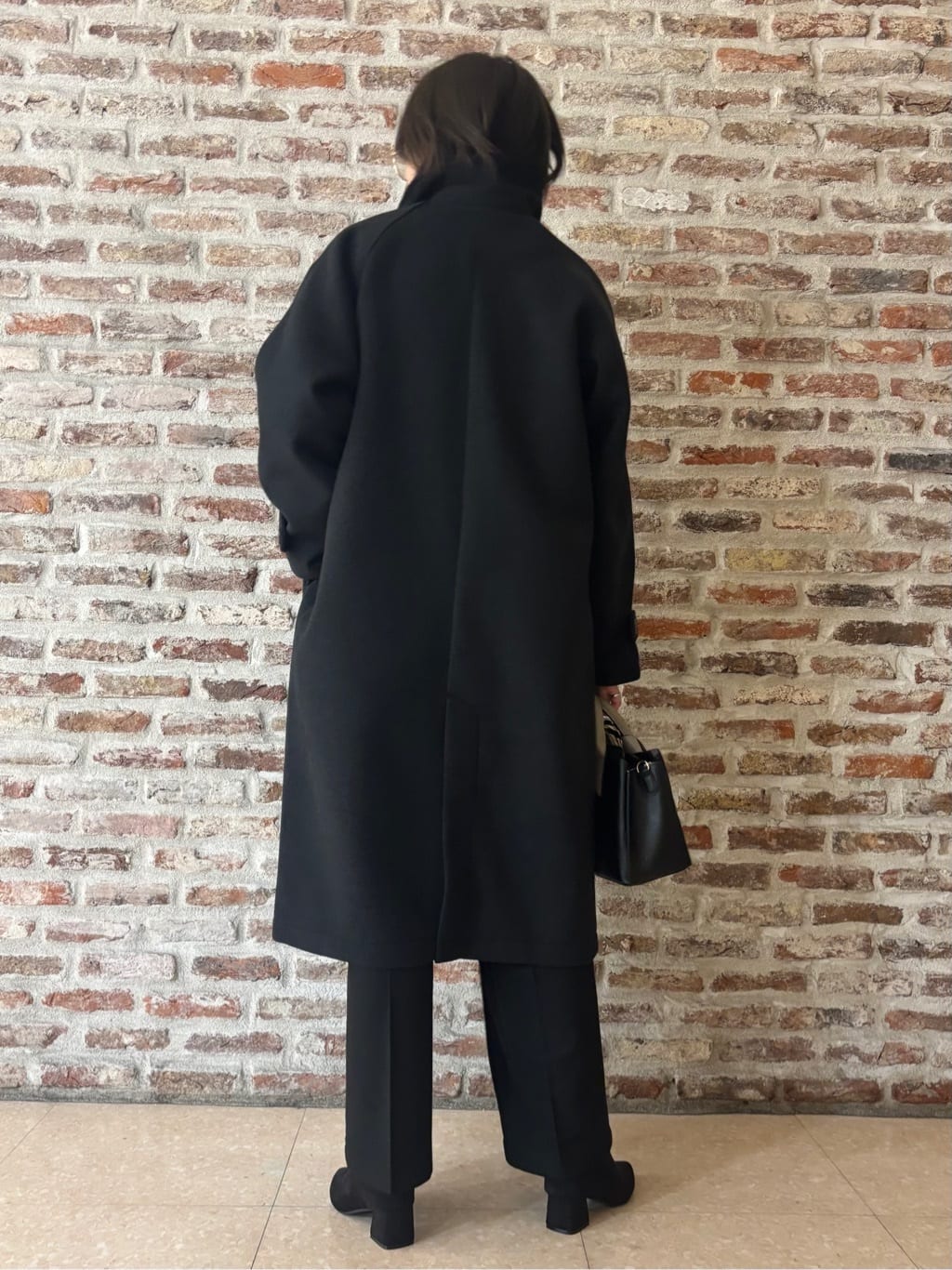 しばさんの「THE SHOP TK｜【洗える】ほど良くラフで女性らしい ハーフZIPニット」を使ったコーディネート
