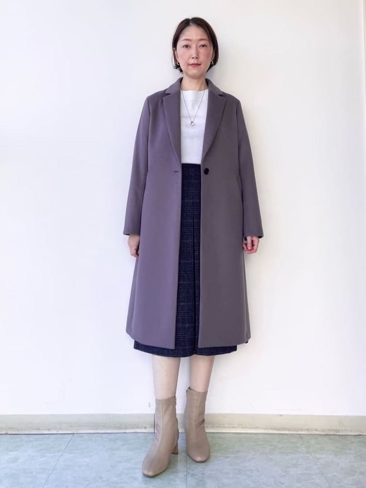 aliceさんの「UNTITLED｜【スタイリッシュ／オンオフ兼用】ウールチェスターコート」を使ったコーディネート