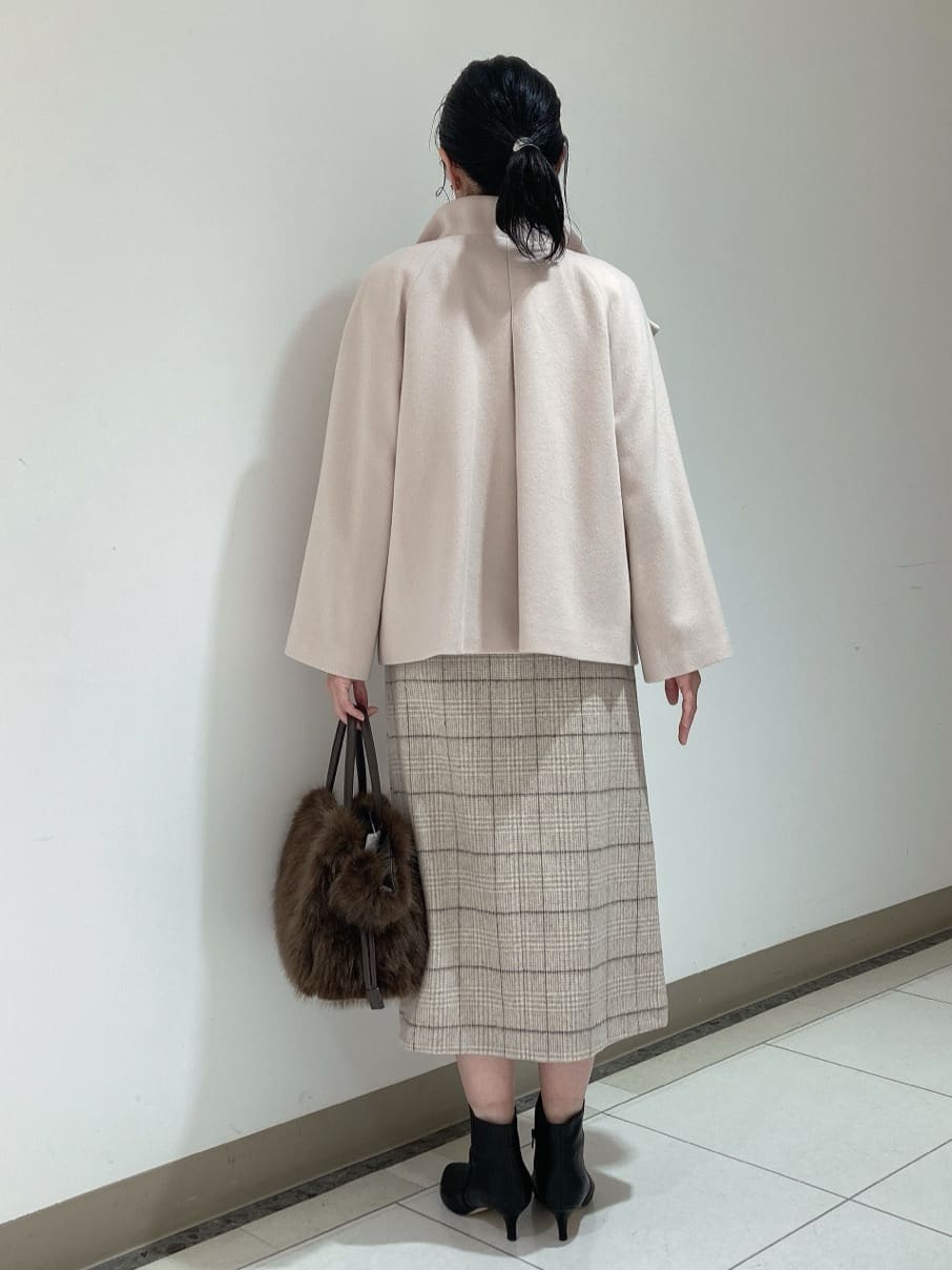 環さんの「UNTITLED｜【着回しが効く／オンオフアウター】ウールショートコート」を使ったコーディネート