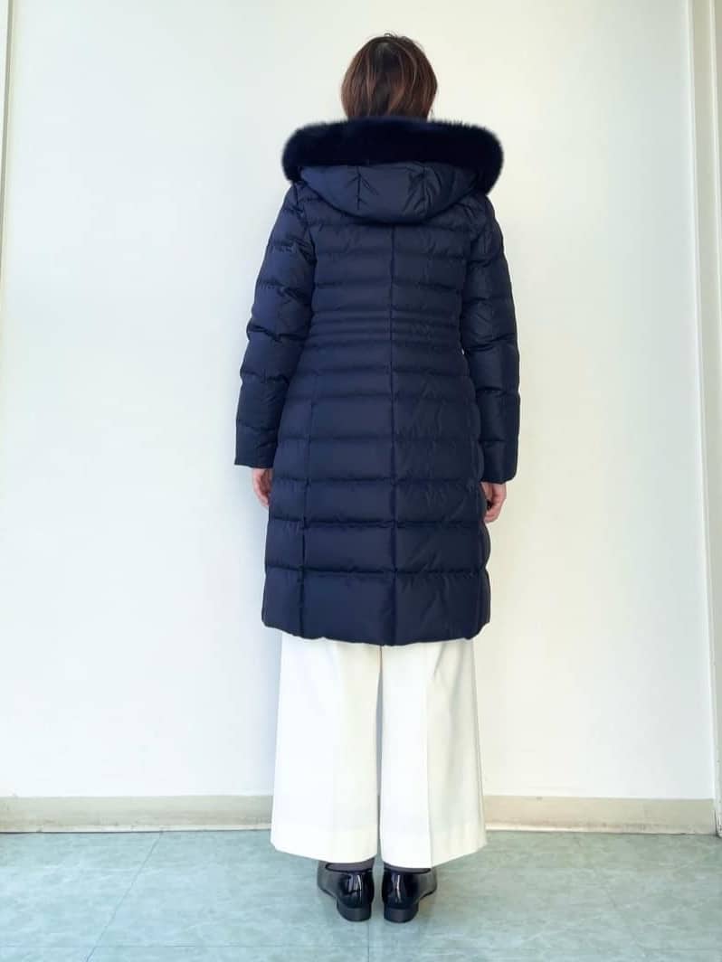 aliceさんの「UNTITLED｜【はっ水機能/フード取り外し可/防寒】ロングダウンコート」を使ったコーディネート