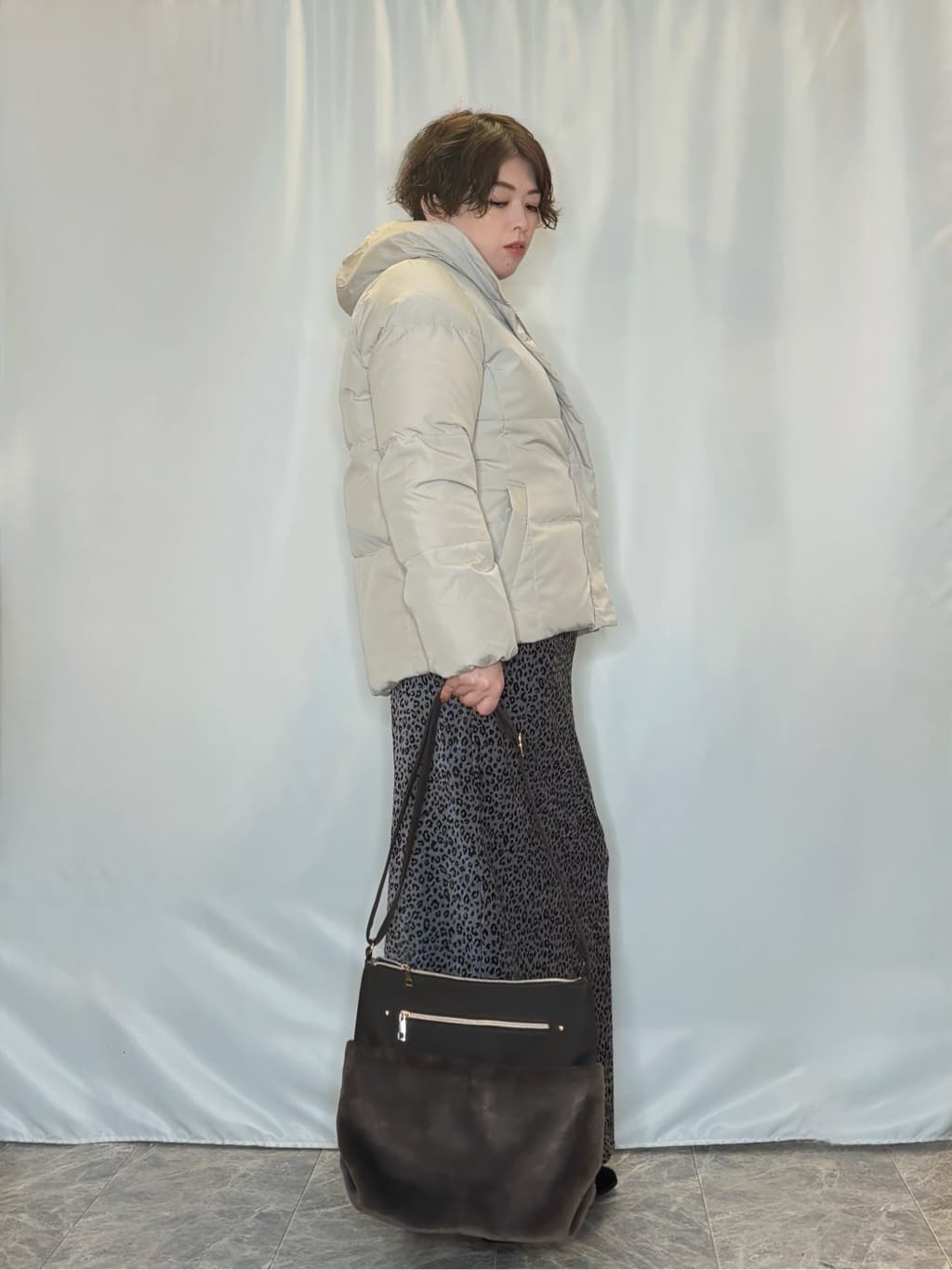 たみさんの「SHOO･LA･RUE｜【撥水/洗える】ショートフーディーダウン」を使ったコーディネート