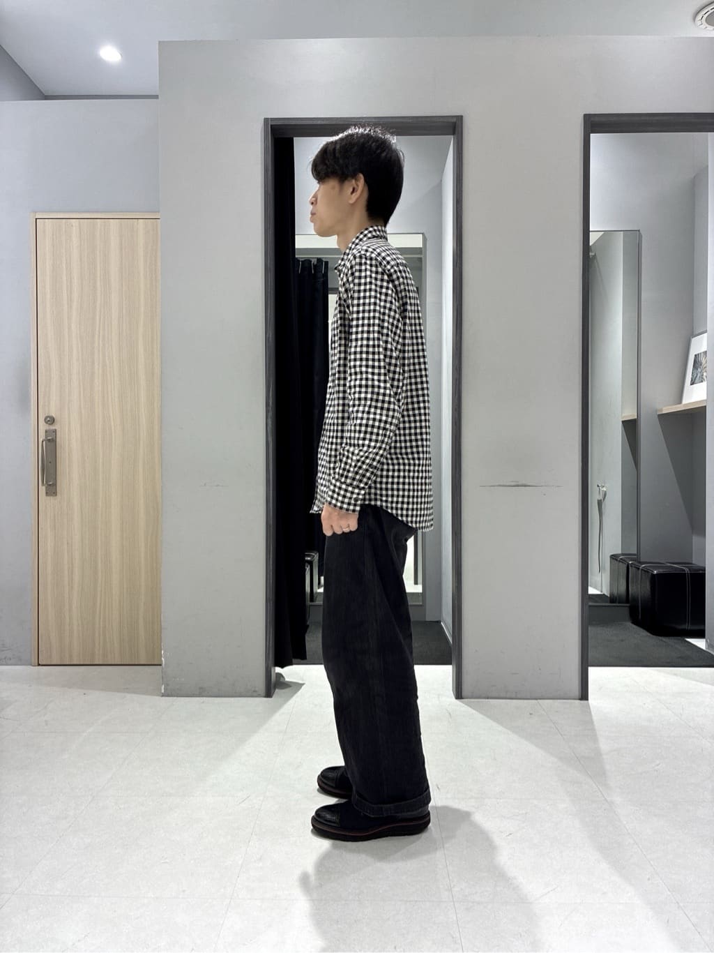 わいずみさんの「TAKEO KIKUCHI｜【None Of Stress】ストレッチ ダウンブルゾン」を使ったコーディネート