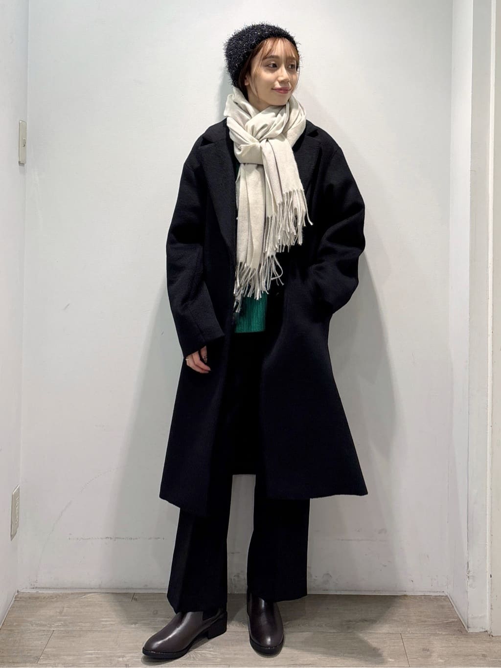ぶまりんさんの「OPAQUE.CLIP｜ウォームタッチ イージーワイドパンツ【洗濯機洗OK／ストレッチ】≪SS～LL≫」を使ったコーディネート