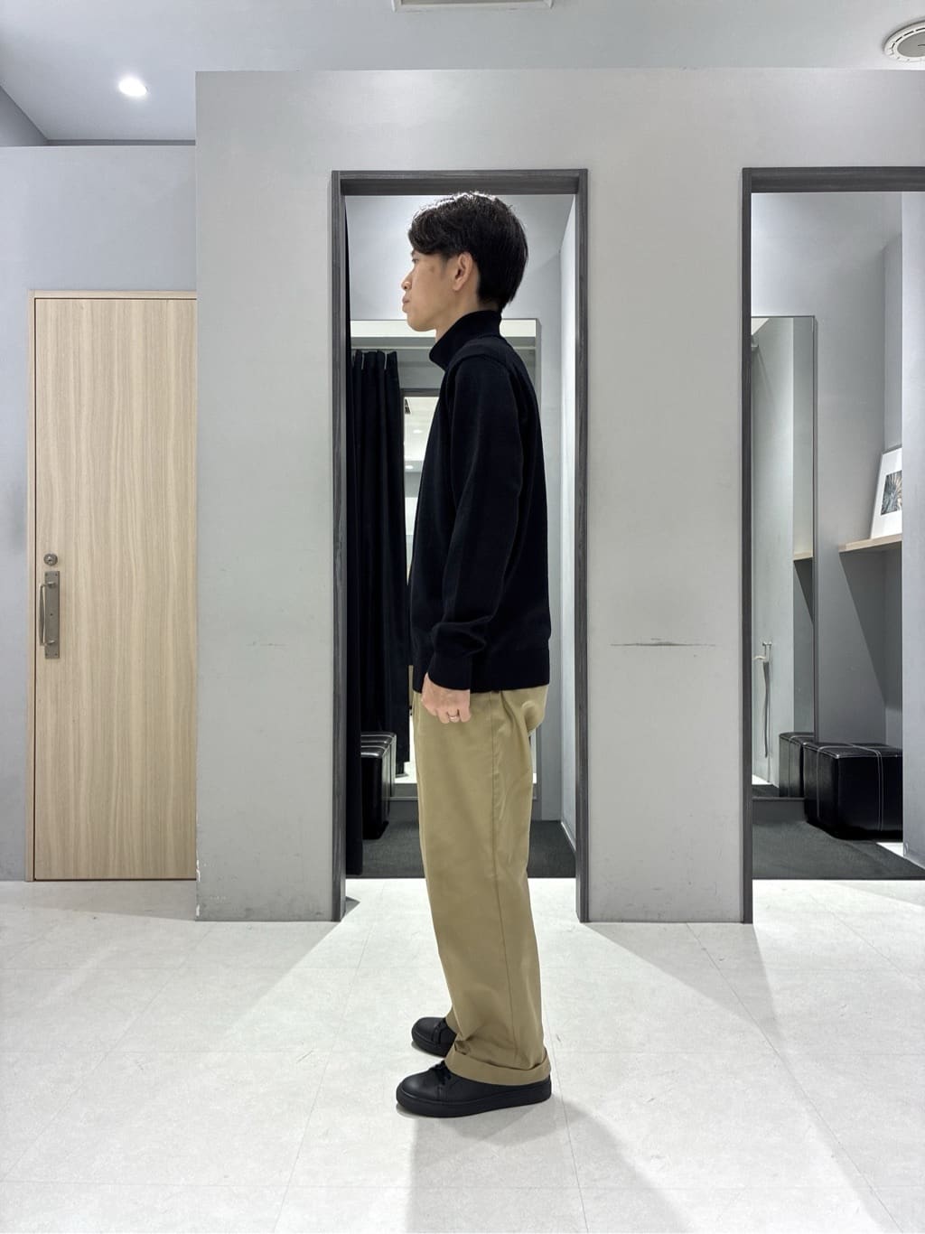 わいずみさんの「TAKEO KIKUCHI｜マルチギンガムチェック シャツ」を使ったコーディネート
