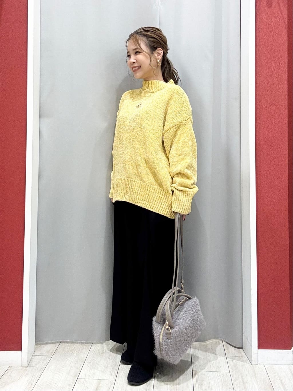 shioさんの「SHOO･LA･RUE｜【着丈選べる/S-LL】スタイルアップが叶う ベルト付きワイドパンツ」を使ったコーディネート