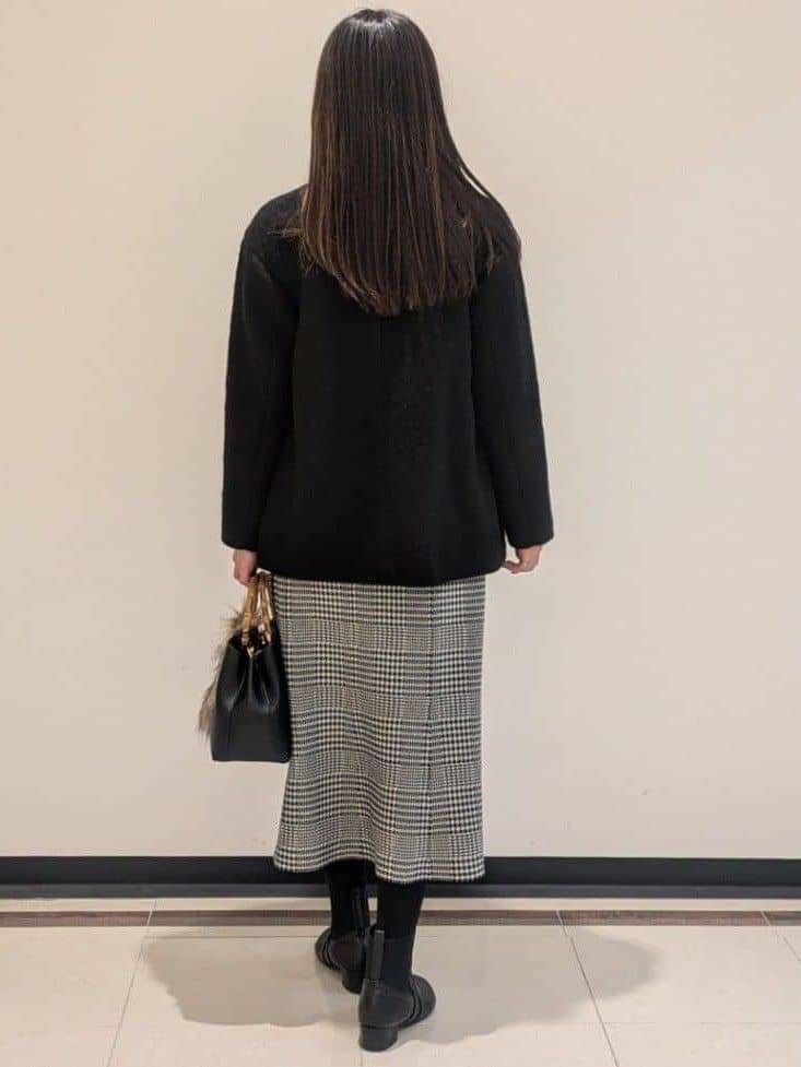 mikiさんの「COUP DE CHANCE｜バンブーファートート」を使ったコーディネート