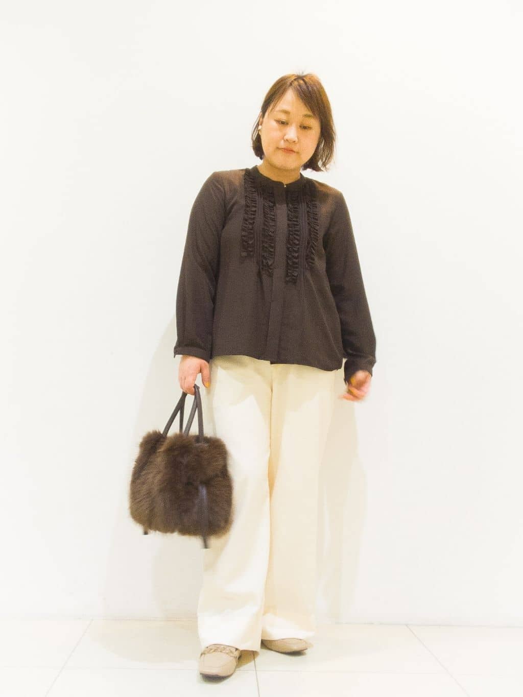 takedaさんの「UNTITLED｜【アンサンブル可/ジャケット風】ウールミラノリブカーディガン」を使ったコーディネート