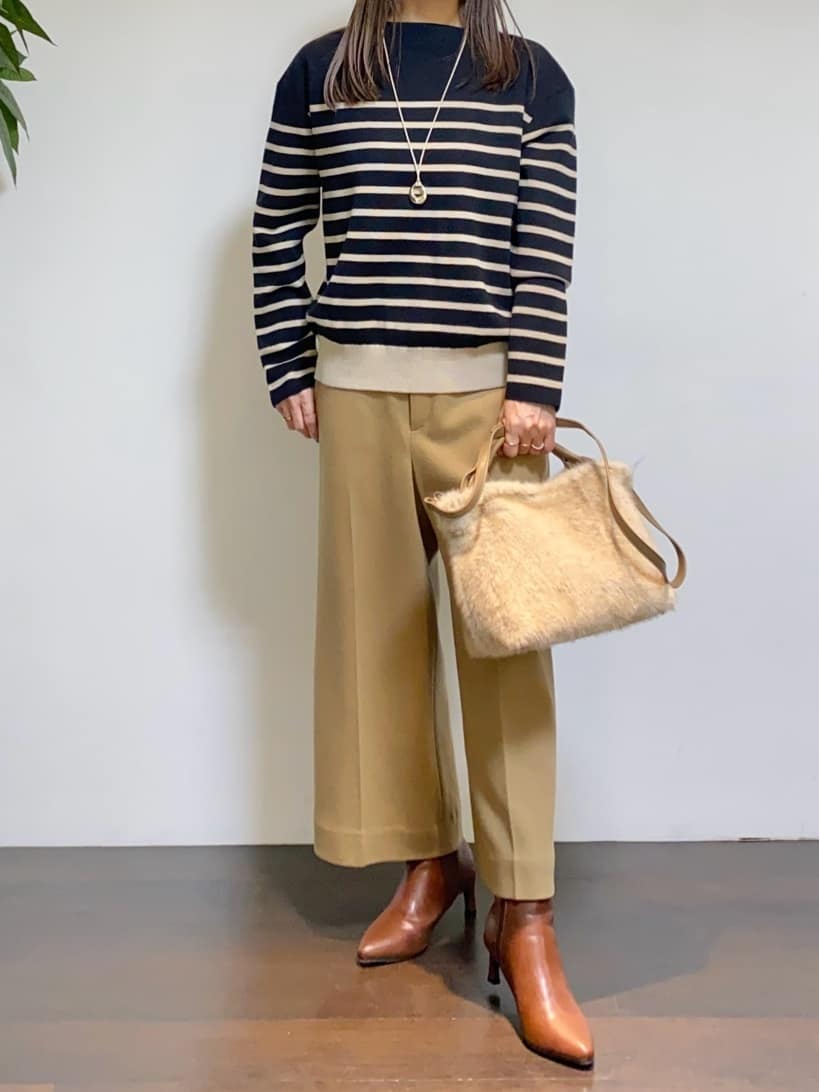 tomoさんの「UNTITLED｜【洗える】モックネックミラノリブニット」を使ったコーディネート