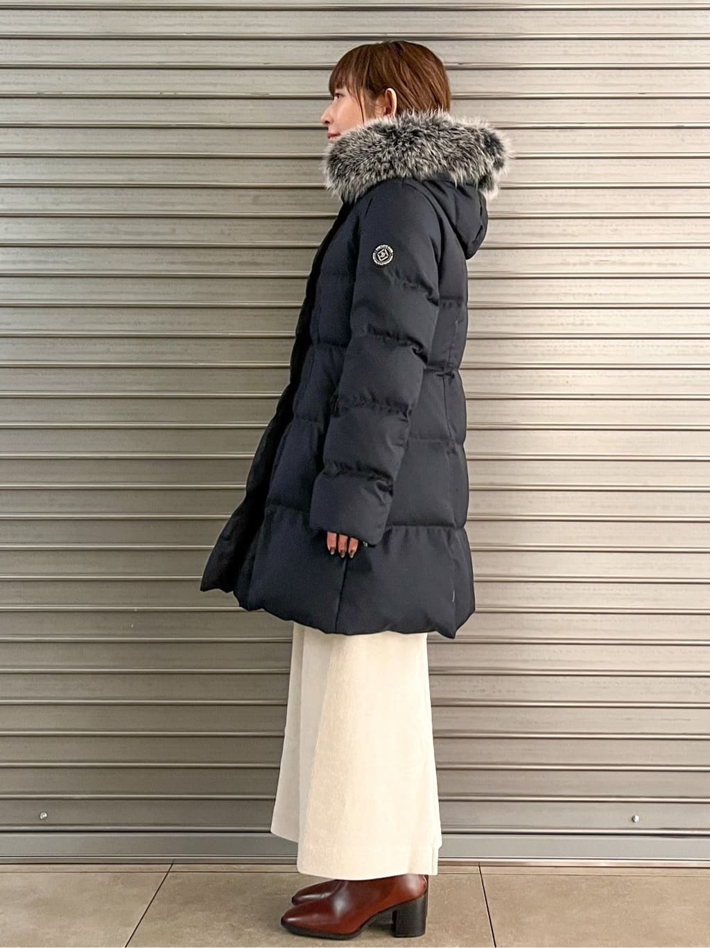 じゅんさんの「DRESSTERIOR｜◆ワイドフープピアス」を使ったコーディネート
