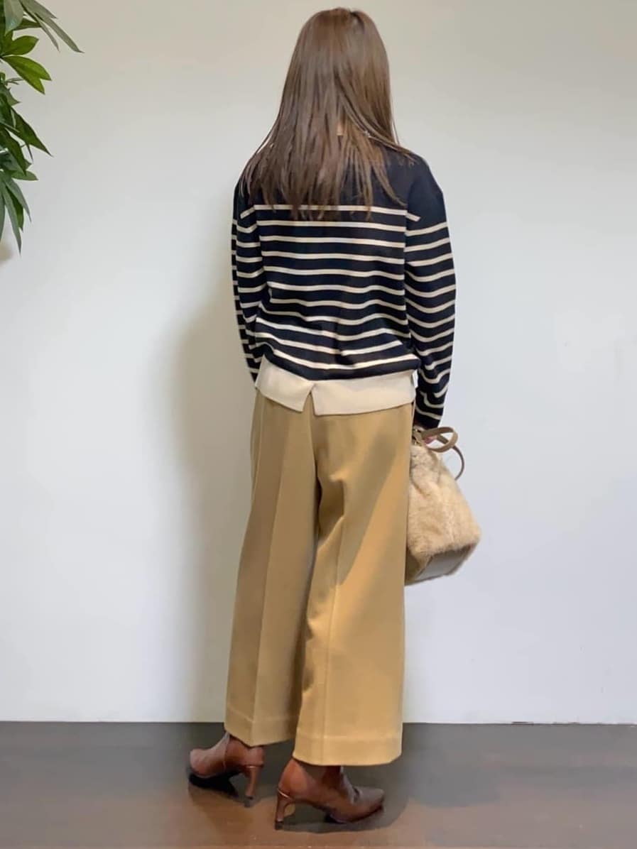 tomoさんの「UNTITLED｜【洗える】モックネックミラノリブニット」を使ったコーディネート