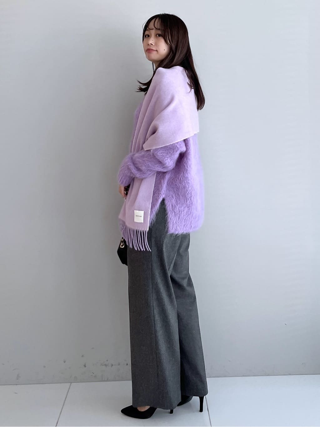 Saekoさんの「UNTITLED｜【ゆったり】アルパカ混シャギーニット」を使ったコーディネート