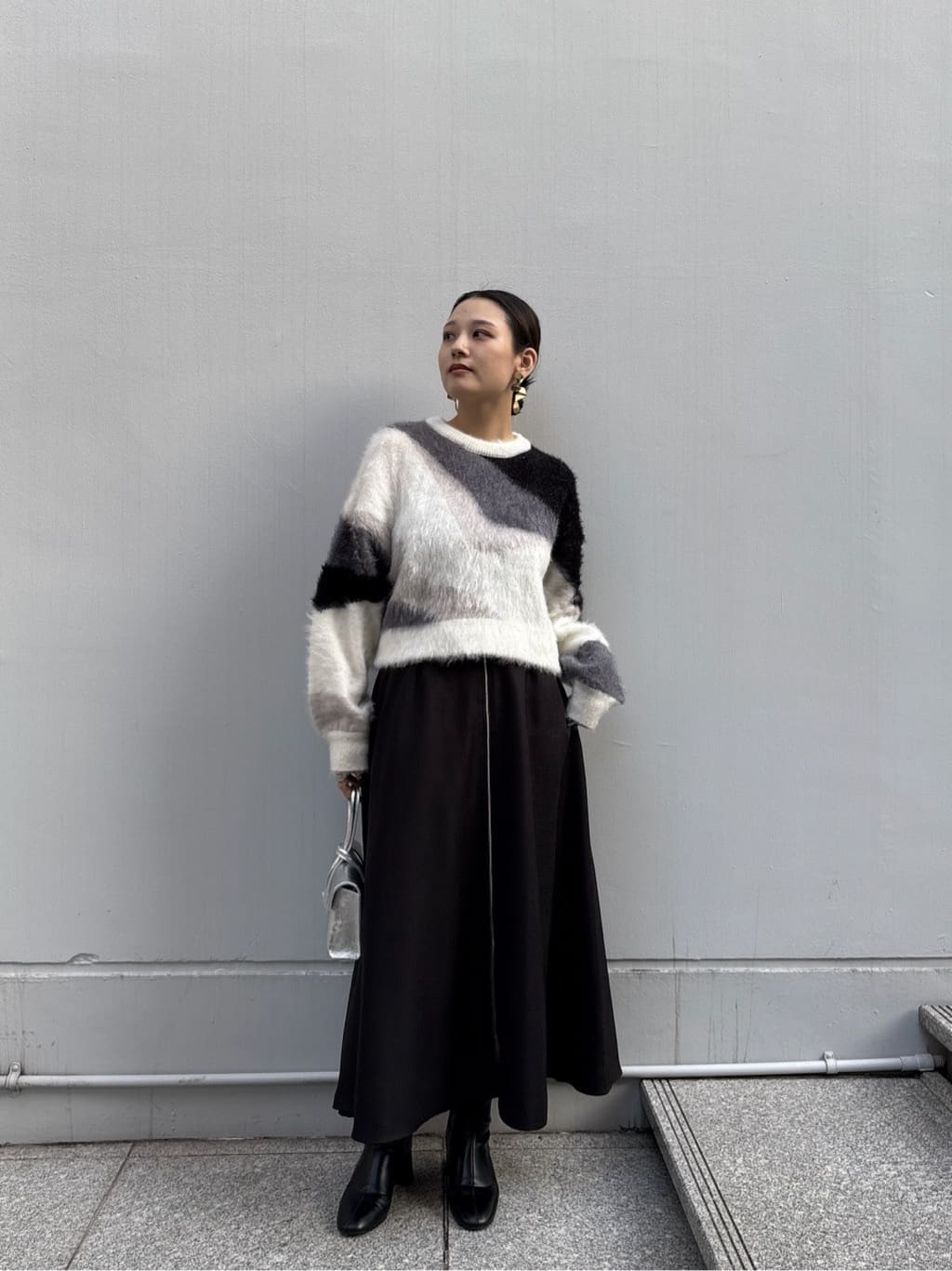 ayanoさんの「INDIVI｜センタージップフレアスカート」を使ったコーディネート