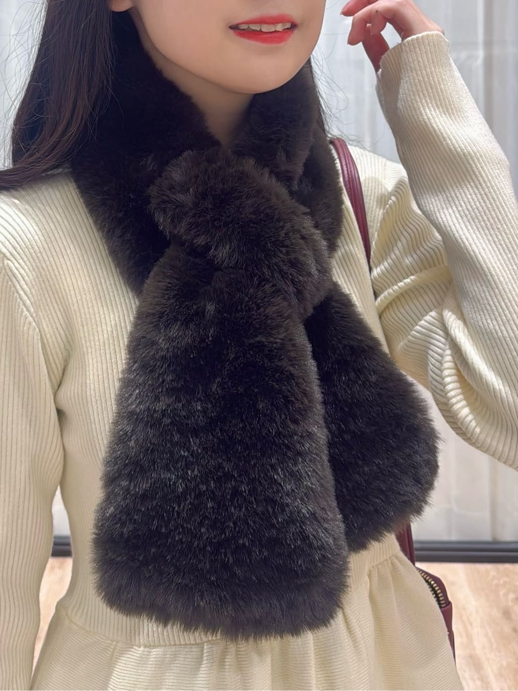 ぞうげさんの「OPAQUE.CLIP｜カルゼツイードストレッチワイドパンツ【洗濯機OK／防シワ／イージーアイロン／抗ピル】」を使ったコーディネート