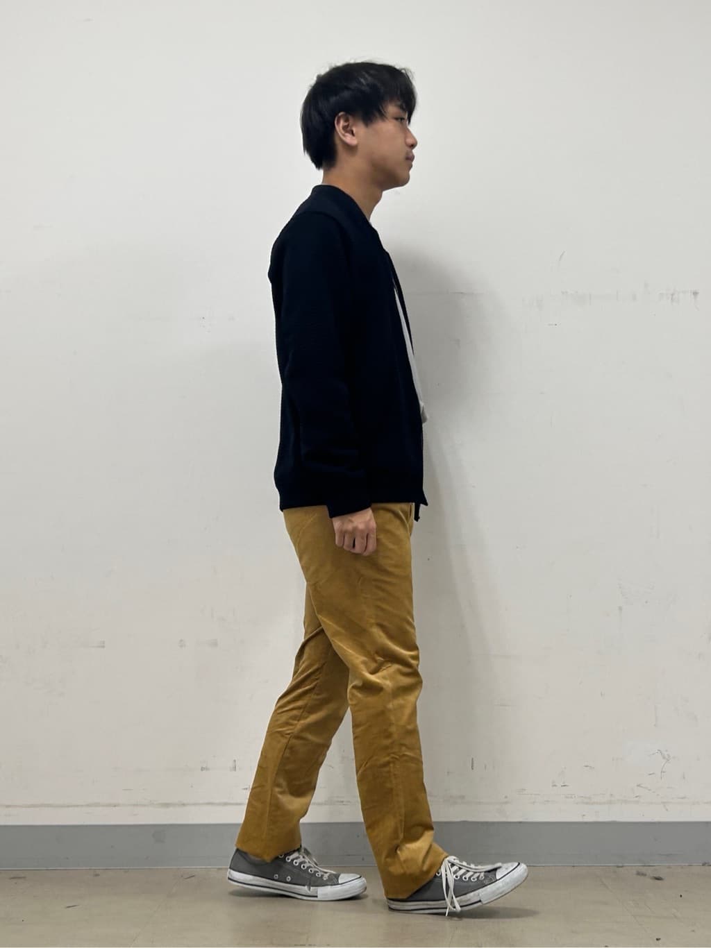 Hiroさんの「TAKEO KIKUCHI｜【Sサイズ～】アンチピリング テーラードネック ニット」を使ったコーディネート