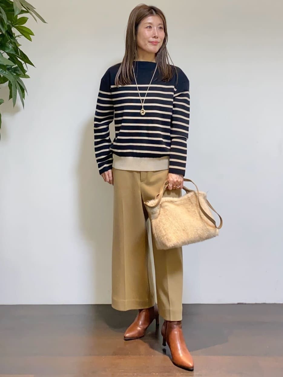 tomoさんの「UNTITLED｜【洗える】モックネックミラノリブニット」を使ったコーディネート