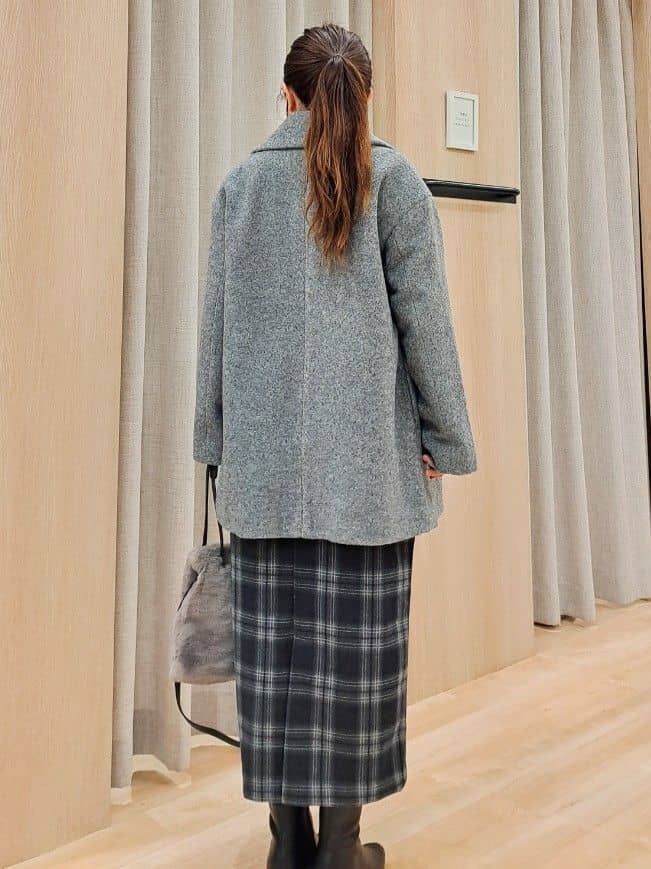 ふるさんの「grove｜ふんわりまとう、オーバーサイズテーラーコート」を使ったコーディネート