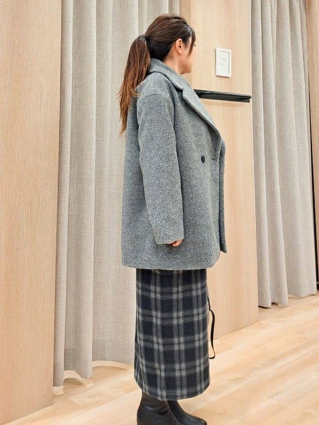 ふるさんの「grove｜ふんわりまとう、オーバーサイズテーラーコート」を使ったコーディネート