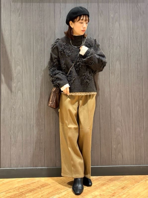 meiさんの「SHOO･LA･RUE｜【S-LL】上品なレースハイネックトップス」を使ったコーディネート