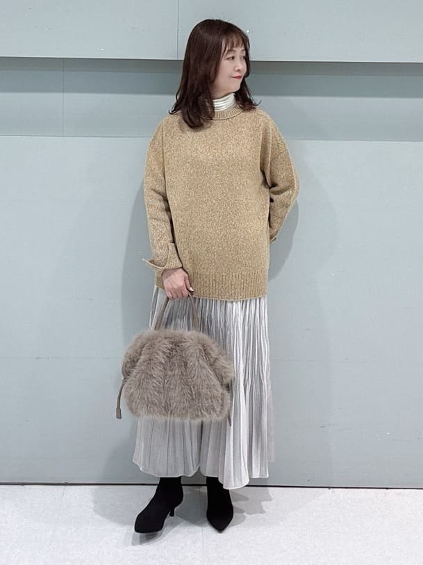makiさんの「UNTITLED｜【きれいめ/スタイリッシュ】2WAYスタンドカラーロングコート」を使ったコーディネート