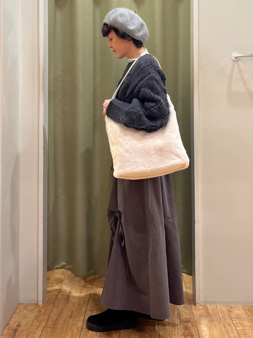 ☆ほしさんの「SHOO･LA･RUE｜【S-LL】ふんわり大人の 透かし編みニット」を使ったコーディネート