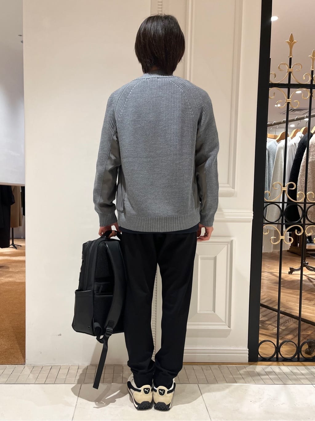Watanabeさんの「DRESSTERIOR｜ミリタリーニットジャケット」を使ったコーディネート