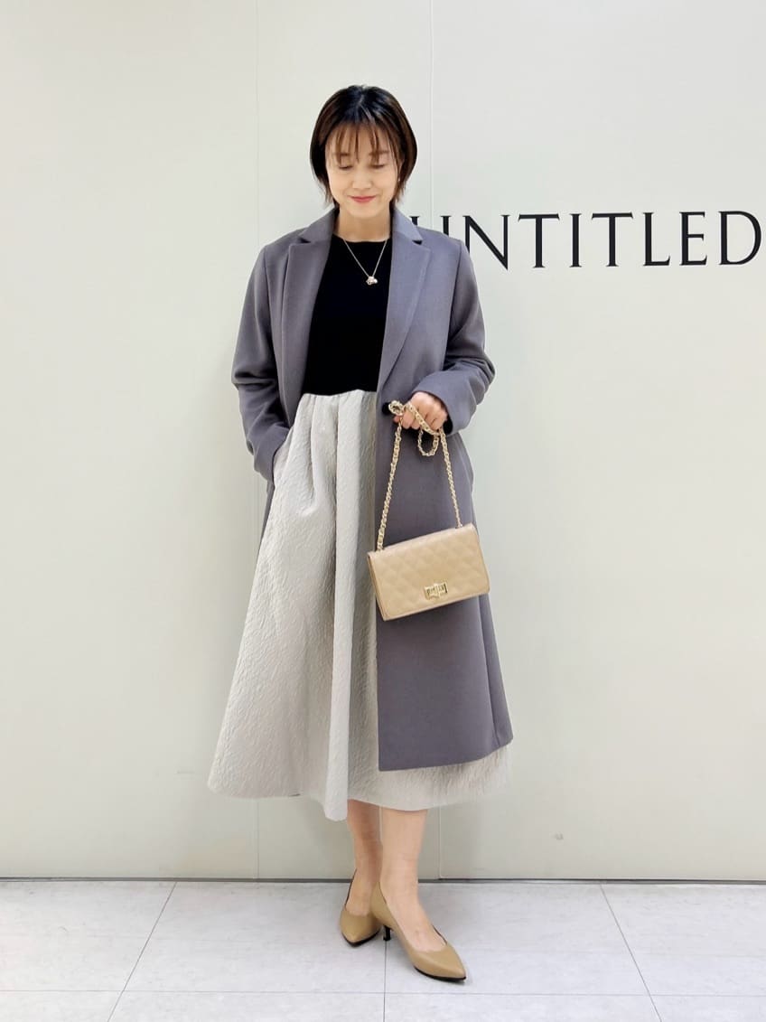 Mikiさんの「UNTITLED｜【スタイリッシュ／オンオフ兼用】ウールチェスターコート」を使ったコーディネート