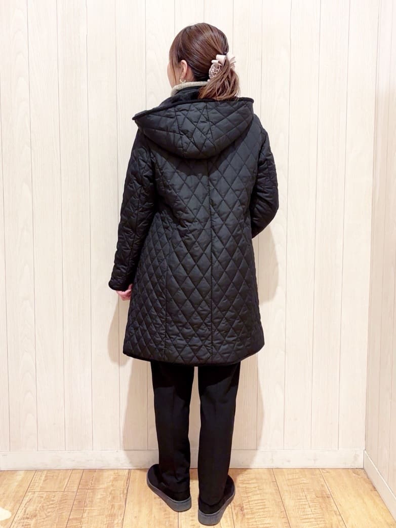 あいこさんの「SHOO･LA･RUE｜【洗濯機可/S-LL/体型カバー】女性らしい美シルエット チュニックニットワンピース」を使ったコーディネート