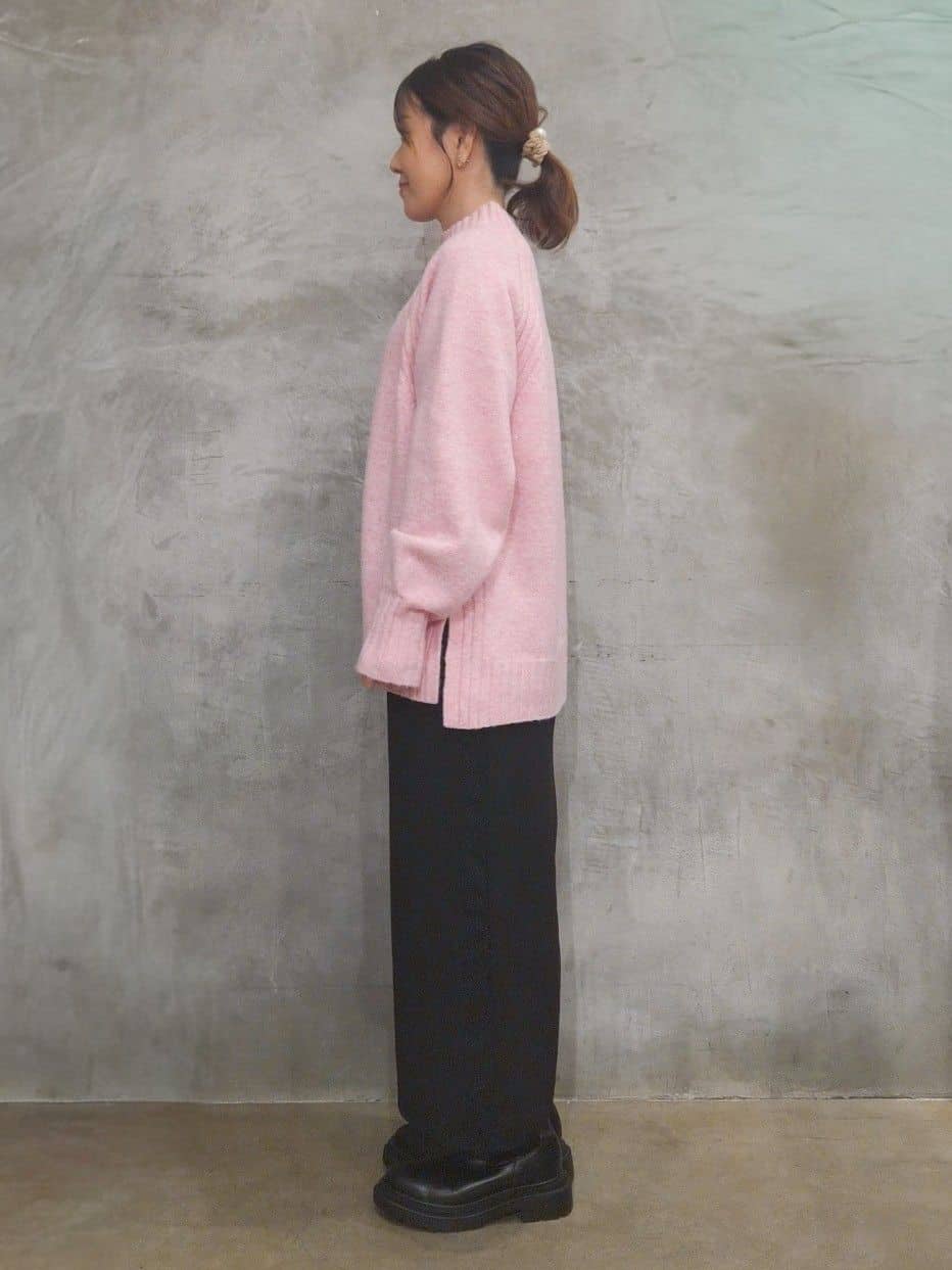  E.Yさんの「THE SHOP TK｜ふんわり柔らかきれい色 ウール混ハイネックニット」を使ったコーディネート