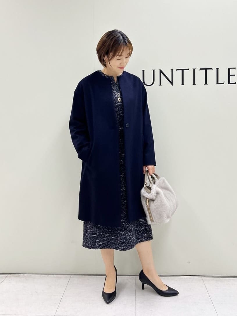 Mikiさんの「UNTITLED｜ミニフェイクファーショルダー」を使ったコーディネート