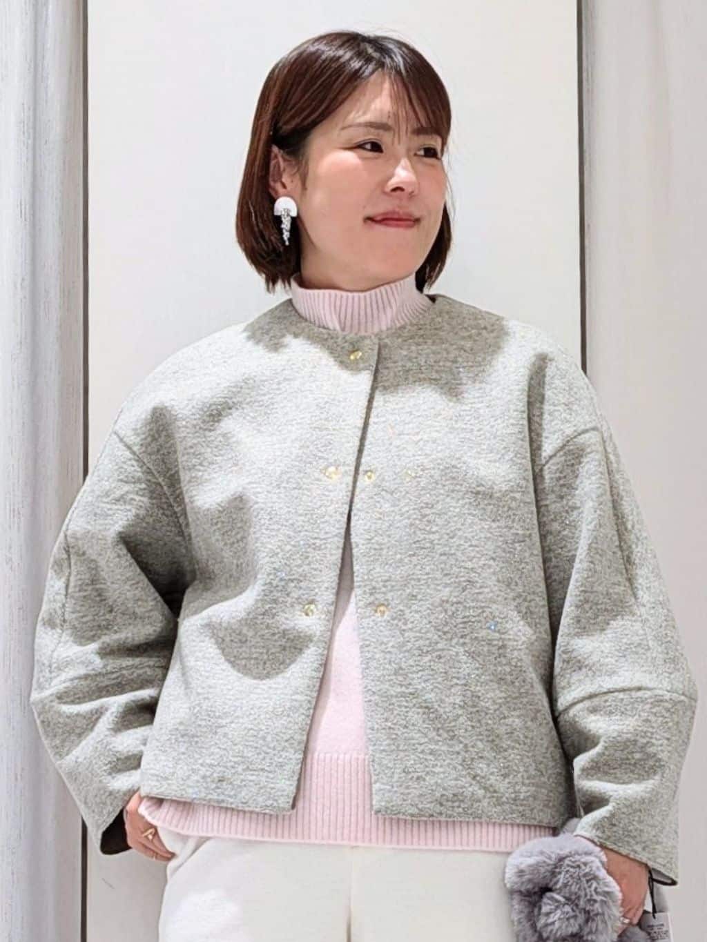 Onumaさんの「UNTITLED｜【8色展開/洗える】ウールカシミヤ ハイネックニット」を使ったコーディネート