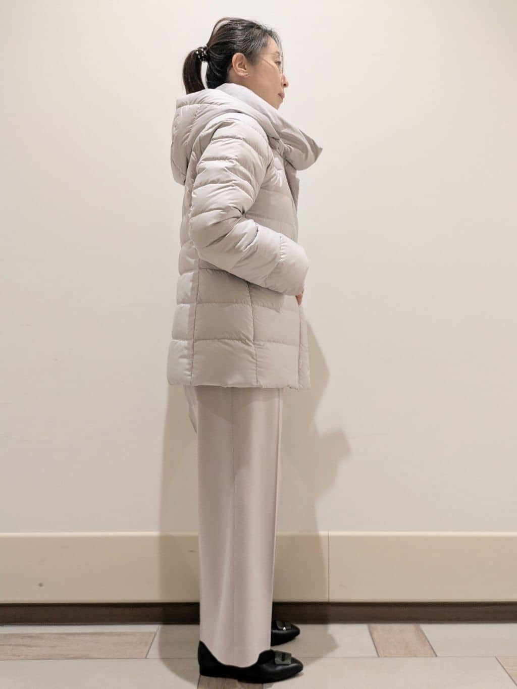 imamiさんの「Reflect｜【一枚で着映え◎／ゆったりシルエット】ラメ&times;スパンコールウール混ニット」を使ったコーディネート