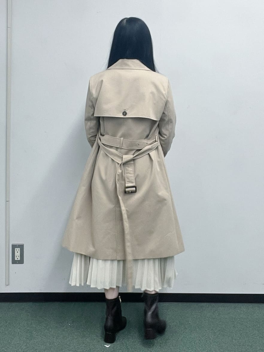 Hitomiさんの「index｜撥水トレンチコート【洗濯機OK／花粉対応】《XS～3L》」を使ったコーディネート