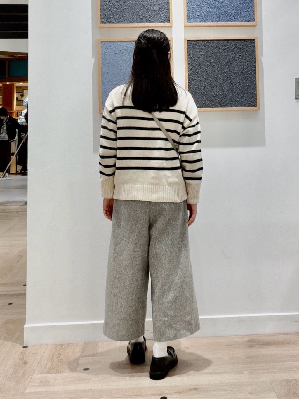maruさんの「Dessin｜【洗える】ハイネックベロアモールニット」を使ったコーディネート