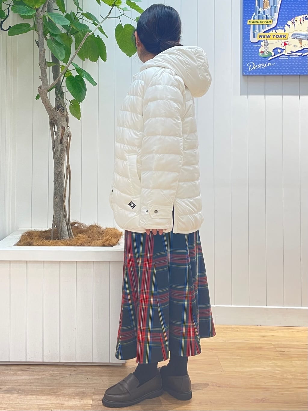 msatoさんの「Dessin｜【撥水・2WAY】ミュラーダウンコートミドル丈」を使ったコーディネート